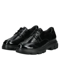 Paul Green Schnürschuhe^Halbschuhe in Schwarz Lack