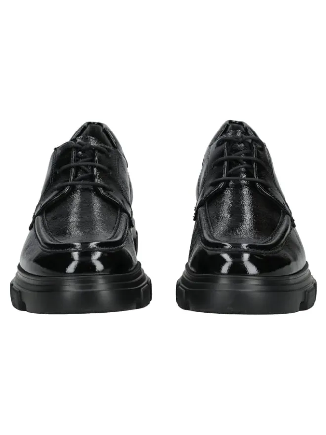 Paul Green Schnürschuhe^Halbschuhe in Schwarz Lack