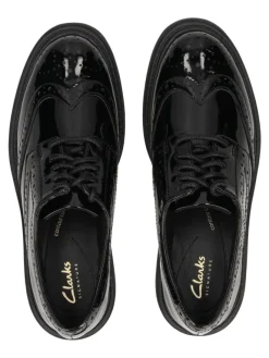 Halbschuhe in Schwarz Lack><noscript><img width=