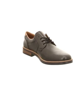 Halbschuhe in schwarz/mogano>rieker Discount