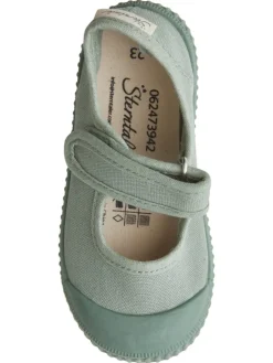 Halbschuhe uni in grün><noscript><img width=