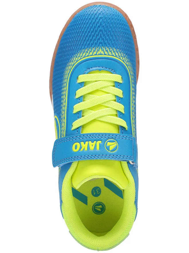Jako Outdoor- & Sportschuhe·Trainings- & Sportschuhe^Hallen-Fußballschuhe "Course" in Blau/ Gelb