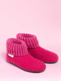 Gottstein Hausschuhe^Hausschuh Alpine Boot FE in pink