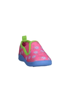 Hausschuh Blumen in Pink><noscript><img width=