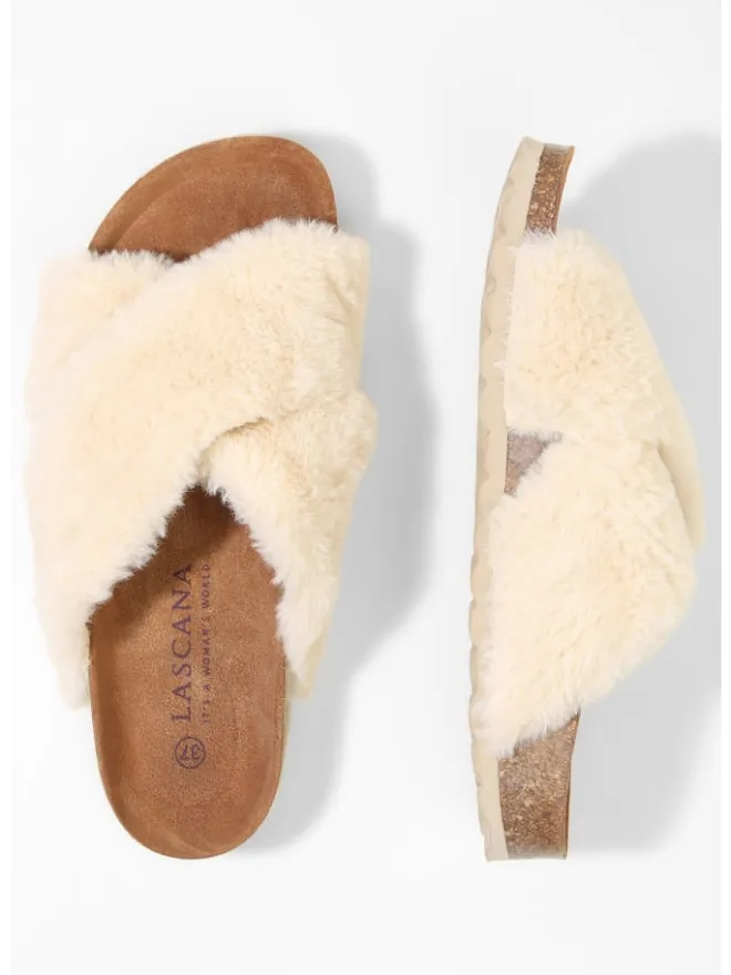 Hausschuh in beige>LASCANA Clearance