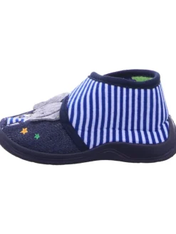 Hausschuh in blau><noscript><img width=