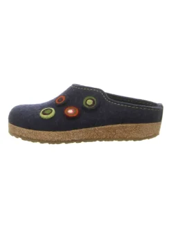 Hausschuh in blau>HAFLINGER Discount