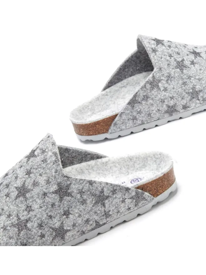 Hausschuh in grau>Vivance Outlet