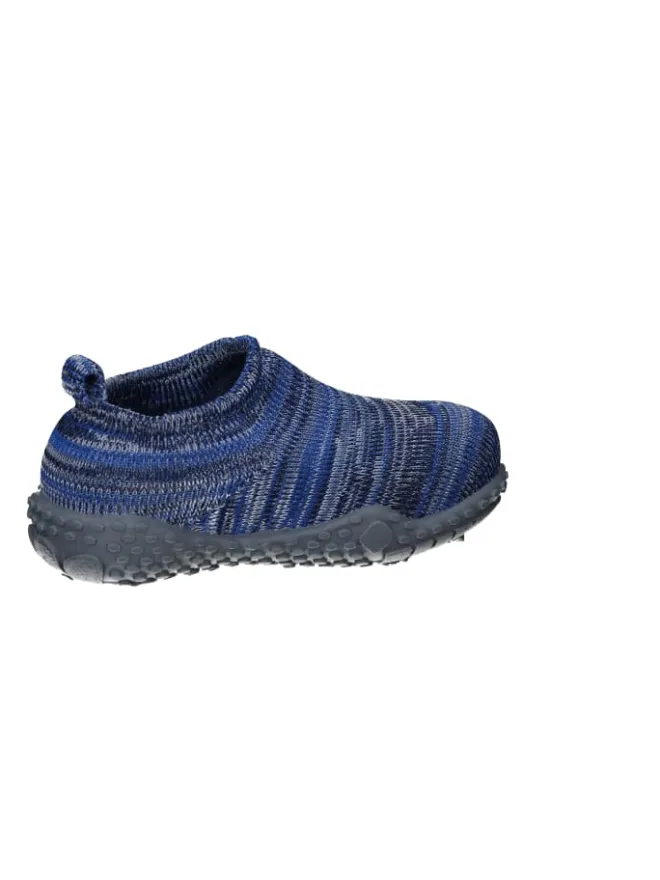 Hausschuh Strick in Blau>Playshoes Discount