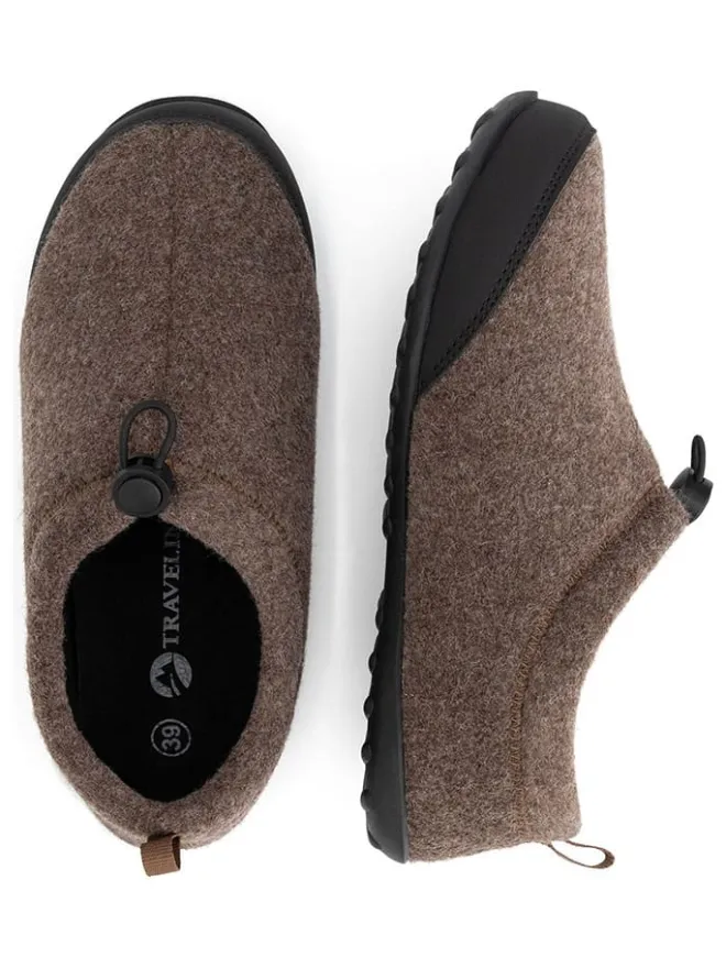 Hausschuhe "Back2Home" in Hellbraun>TRAVELIN' Sale