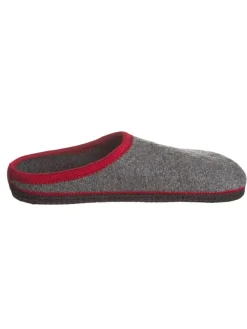 kitz pichler Hausschuhe|Hausschuhe^Hausschuhe "Bio-Fit" in Grau/ Rot