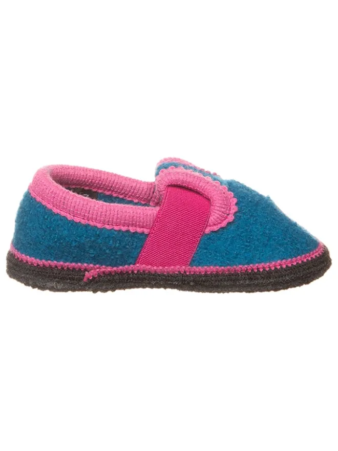 Hausschuhe "Bobby Einhorn" in Blau>lamino Clearance
