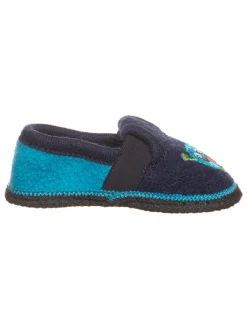Hausschuhe "Bobby Floh" in Blau>kitz-pichler Hot