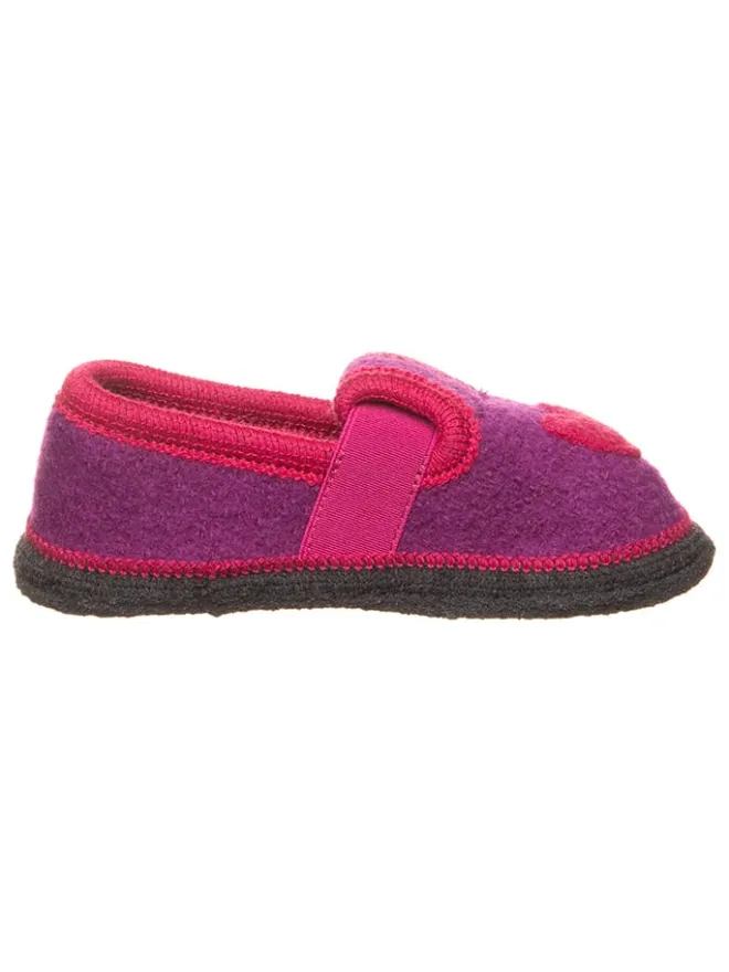 Hausschuhe "Bobby Herz" in Lila>lamino Sale