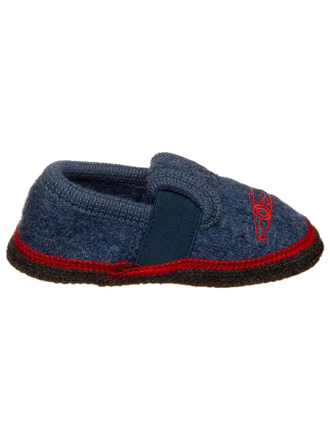 Hausschuhe "Bobby" in Blau>kitz-pichler Discount