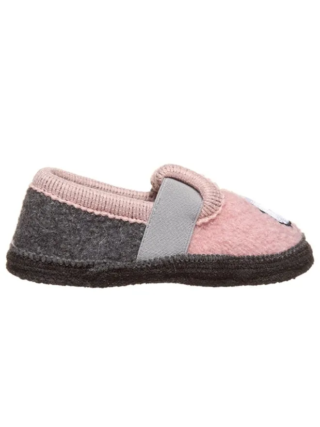 Hausschuhe "Bobby Pinguin" in Rosa>lamino