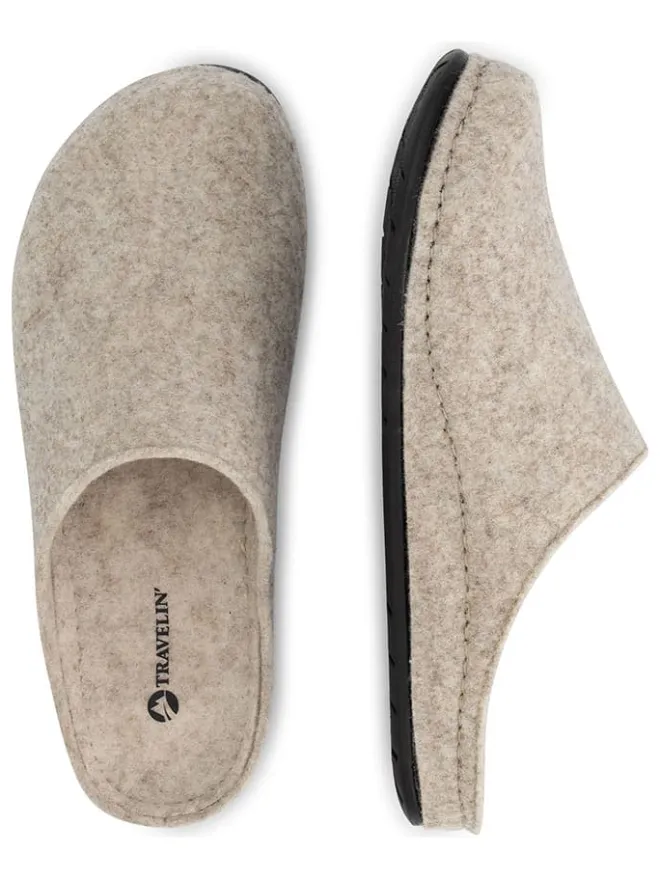 TRAVELIN' Hausschuhe^Hausschuhe "Come Home" in Creme