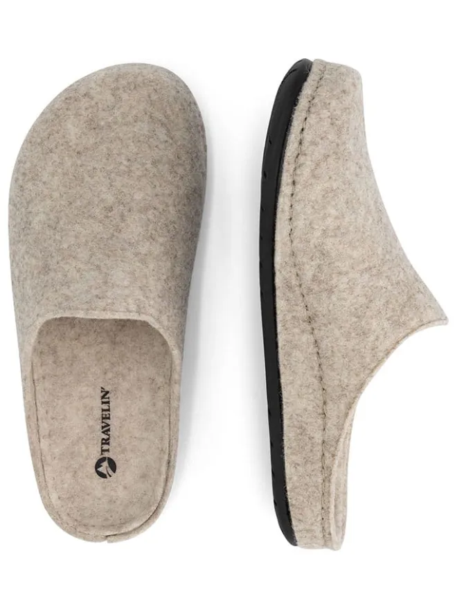 TRAVELIN' Hausschuhe|Hausschuhe^Hausschuhe "Come Home" in Creme