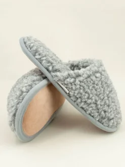 Hausschuhe "Curly" in Grau>kitz pichler Best