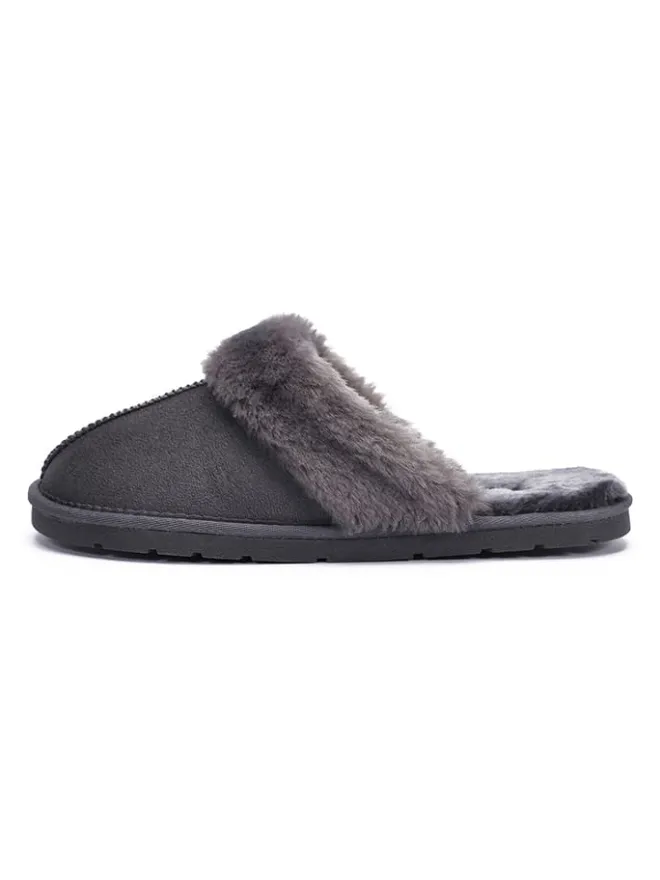 Hausschuhe "Emilija" in Grau>Blackfield Outlet