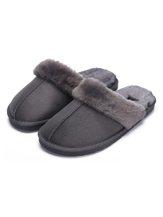 Hausschuhe "Emilija" in Grau>Blackfield Outlet