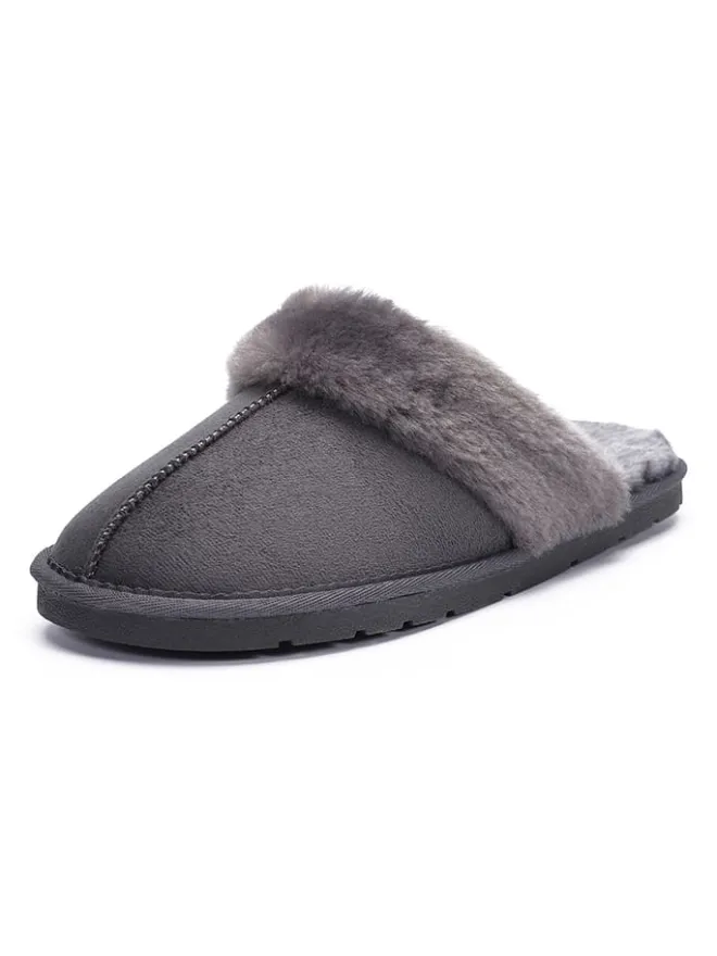 Hausschuhe "Emilija" in Grau>Blackfield Outlet