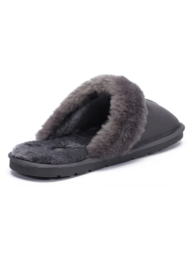 Hausschuhe "Emilija" in Grau>Blackfield Outlet