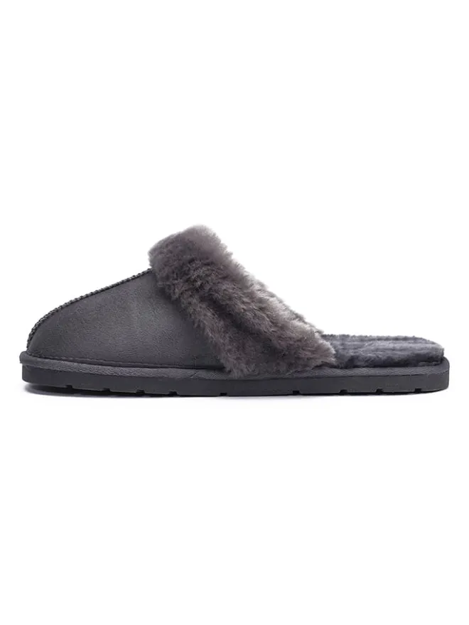 Hausschuhe "Emilija" in Grau>Blackfield Outlet