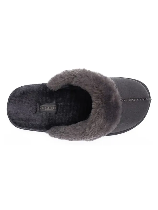 Hausschuhe "Emilija" in Grau>Blackfield Outlet