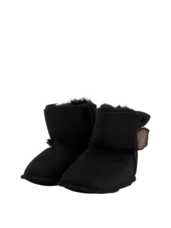 Warmbat Krabbelschuhe^Hausschuhe Hay Baby Bootie in Black