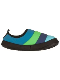 Trollkids Hausschuhe^Hausschuhe "Hut Mule XT" in Blau/ Grün