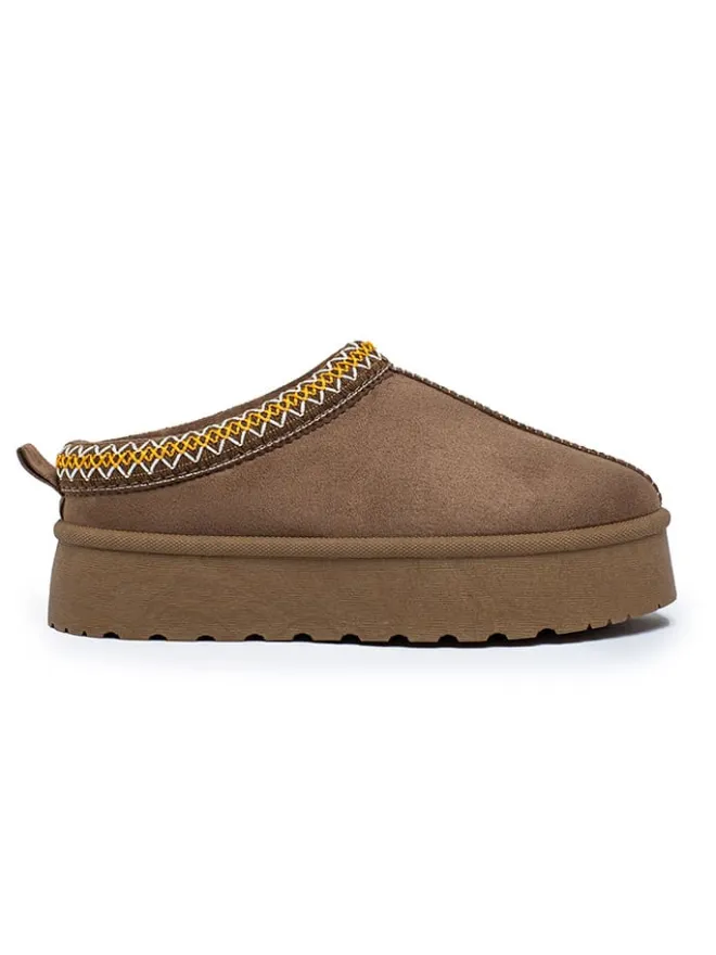 Foreverfolie Hausschuhe^Hausschuhe in Beige