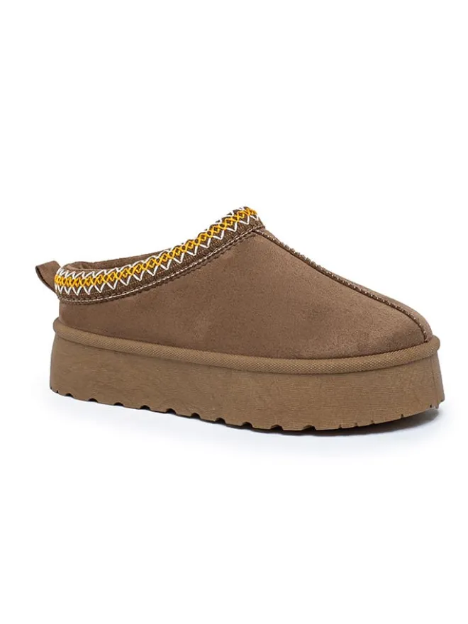 Foreverfolie Hausschuhe^Hausschuhe in Beige