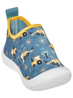 Hausschuhe in Blau><noscript><img width=