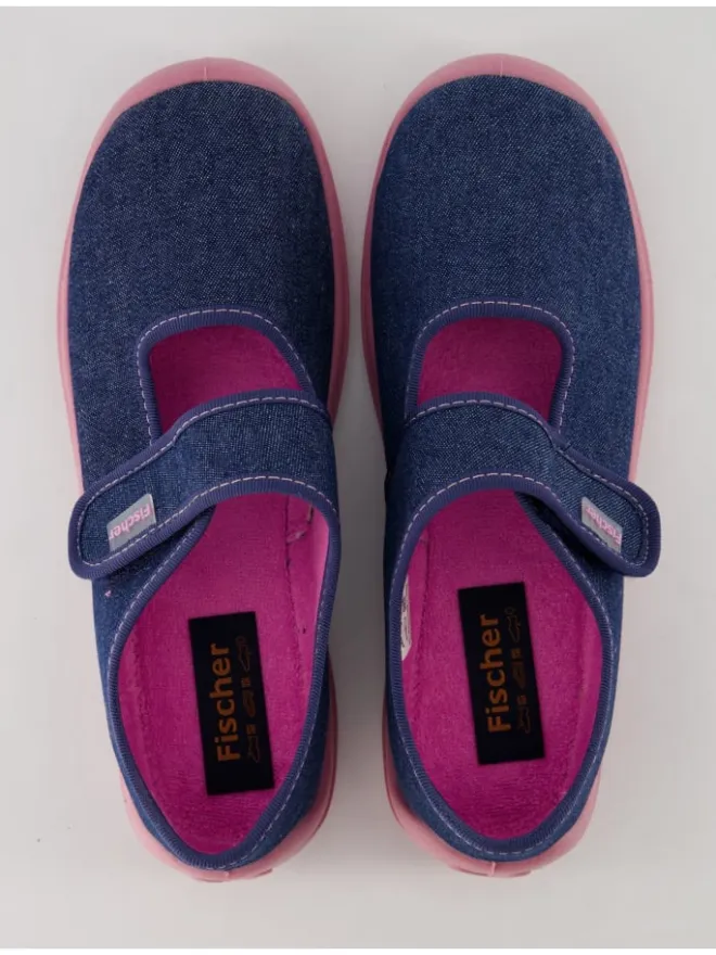 Hausschuhe in Blau>Fischer Hot