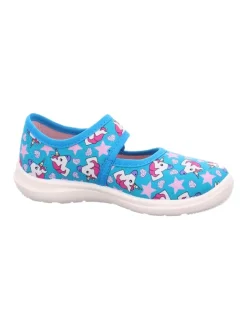 Hausschuhe in Blau><noscript><img width=