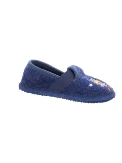 Hausschuhe in Blau><noscript><img width=