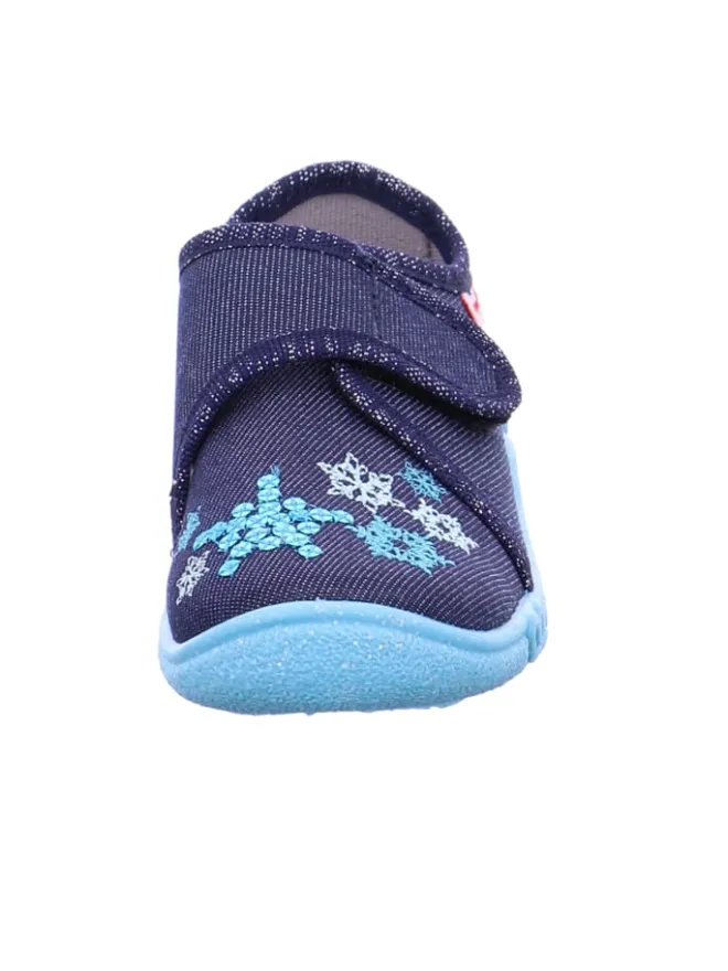 superfit Krabbelschuhe^Hausschuhe in Blau