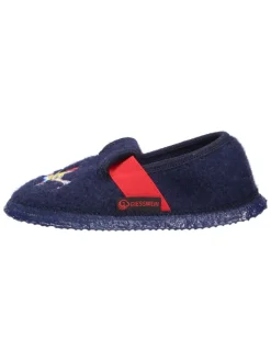 Hausschuhe in blau><noscript><img width=