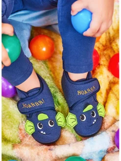 billowy Halbschuhe|Clogs & Pantoletten·Pantoletten^Hausschuhe in Dunkelblau