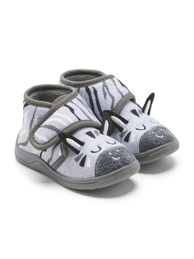 billowy Halbschuhe|Clogs & Pantoletten·Pantoletten^Hausschuhe in Grau