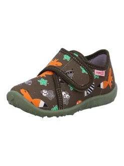 superfit Krabbelschuhe^Hausschuhe in Grün