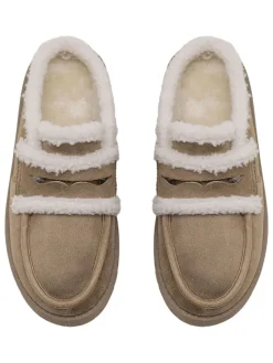 C'M Clogs & Pantoletten|Hausschuhe^Hausschuhe in Khaki