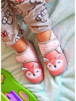Hausschuhe in Pink><noscript><img width=