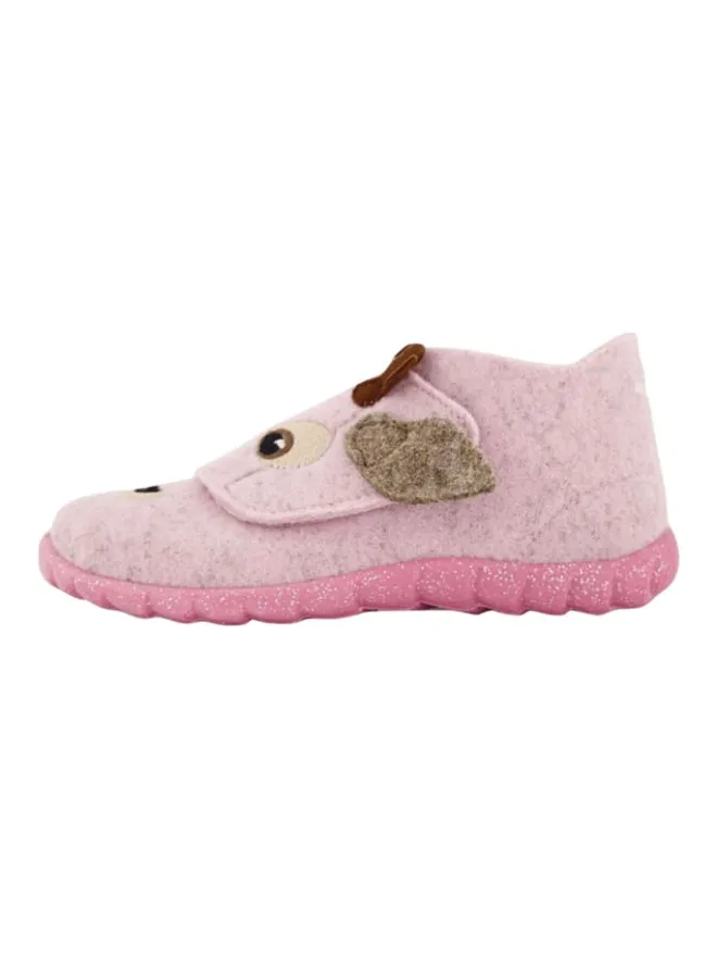 superfit Krabbelschuhe^Hausschuhe in Rosa