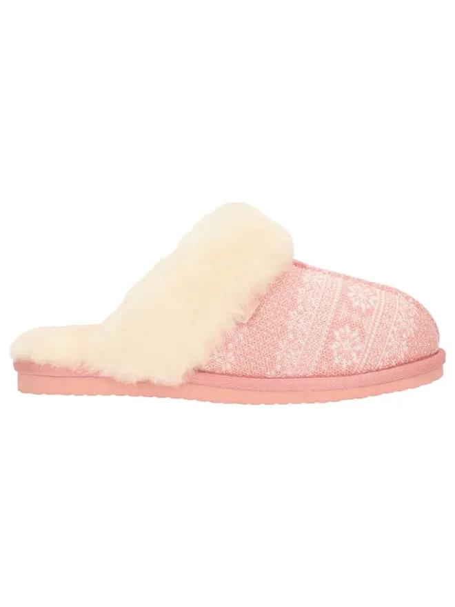 Bullboxer Hausschuhe^Hausschuhe in Rosa/ Creme