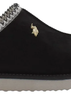 U.S. Polo Assn. Hausschuhe^Hausschuhe in Schwarz