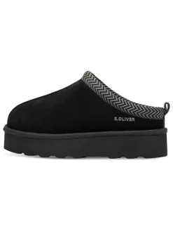 Hausschuhe in Schwarz>s.Oliver Discount