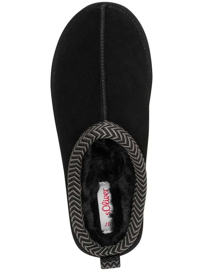 Hausschuhe in Schwarz>s.Oliver Discount