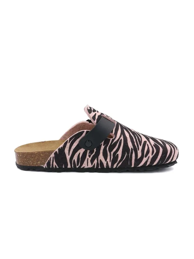 Hausschuhe in Schwarz/ Rosa>billowy Outlet